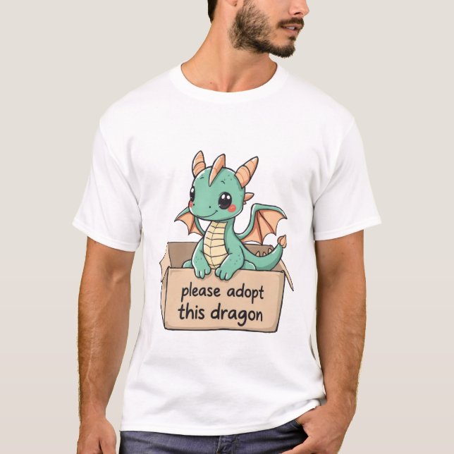 T-shirt Veuillez adopter ce cerf-volant (Devant)