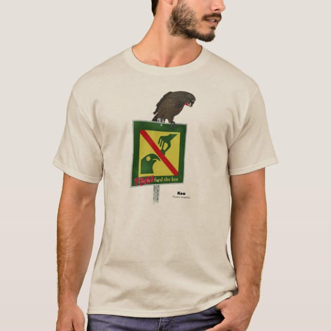 T-shirt Veuillez alimenter le Kea (Devant)