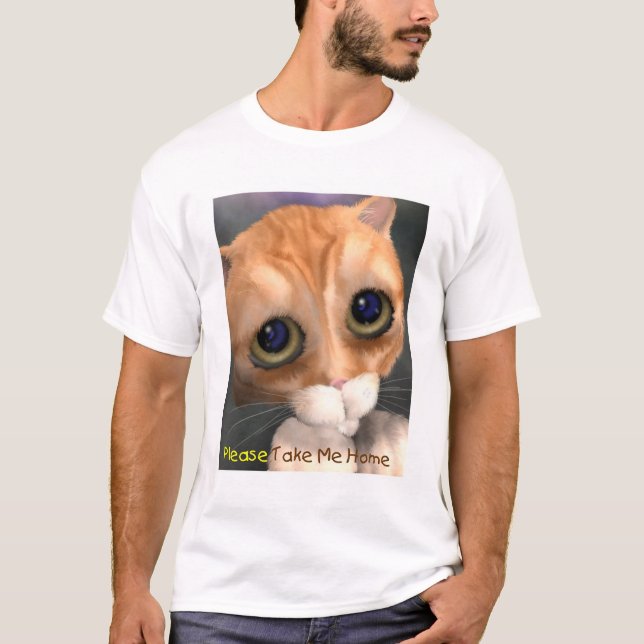 T-shirt Veuillez me prendre à la maison (Devant)