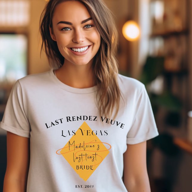 T-shirt Veuve Before Vows Enterrement de vie de jeune fill (Last Rendez Veuve shirt
Bride)