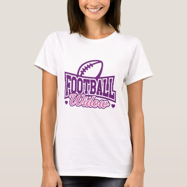 T-shirt Veuve de football (Devant)