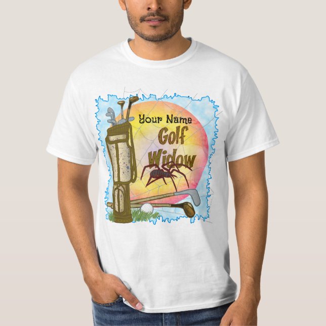 T-shirt Veuve de golf  (Devant)