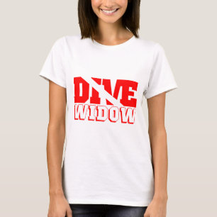 T-shirt Veuve de plongée à l'air