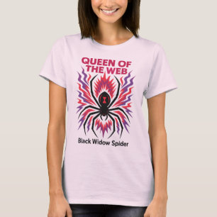 T-shirt Veuve noire araignée électrique