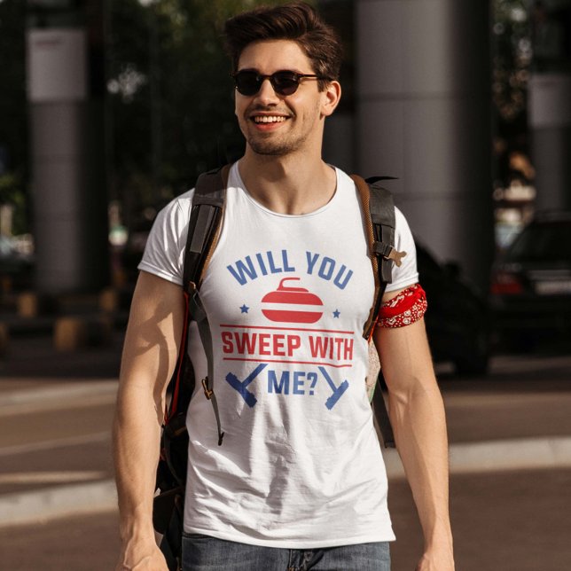 T-shirt Veux-Tu Balayer Avec Moi ? (Créateur téléchargé)