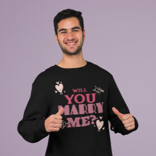 T-shirt Veux-Tu M'Épouser ?