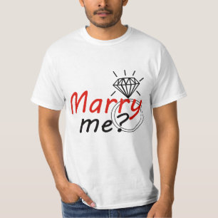 T-shirt Veux-tu m'épouser ?