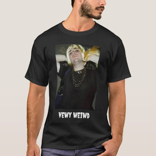 T-shirt Vewy Weiwd JD - Noir (Devant)