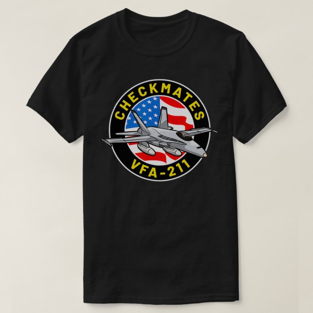 T-shirt VFA211e Escadron F18 Super Hornet (Design devant)