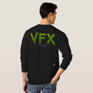 T-shirt VFX Crew Shirt Long Sleeve - Vert/Sombre