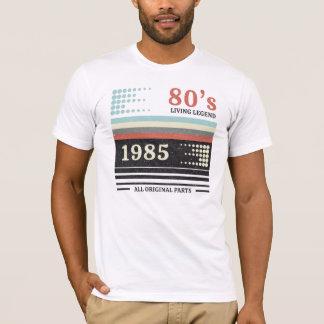 T-shirt Vhs Cassete 1985 Limited Edition | Cadeau d'annive