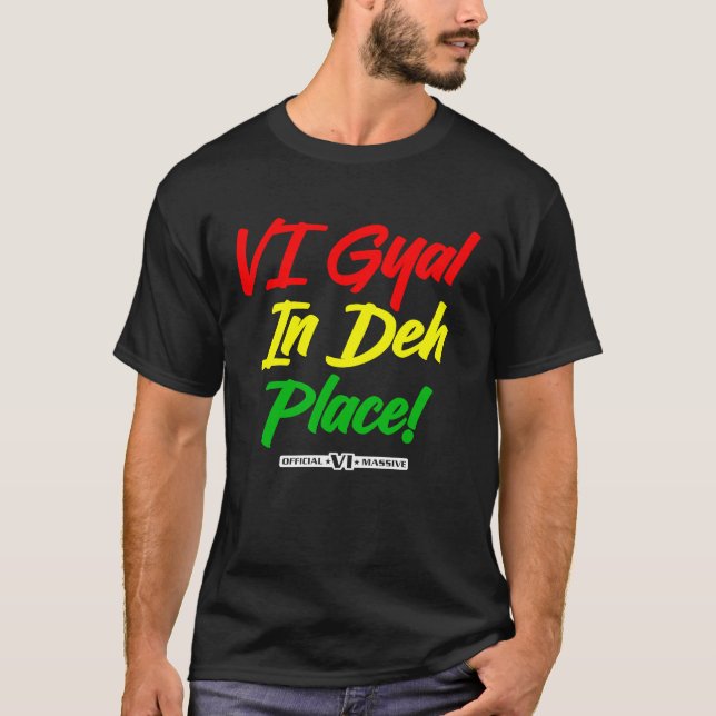 T-shirt VI Gyal Place pour ST Thomas St John & St Cr (Devant)