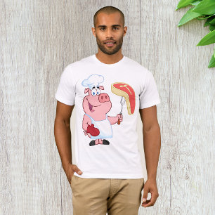 T-shirt Viande de Cuisine de porc