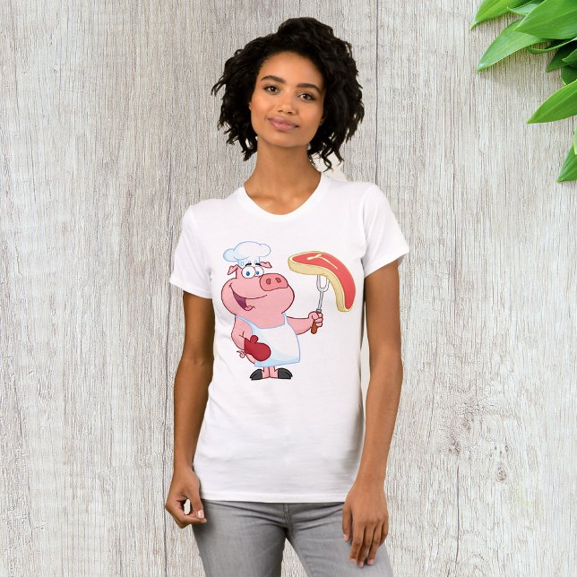 T-shirt Viande de Cuisine de porc (Créateur téléchargé)