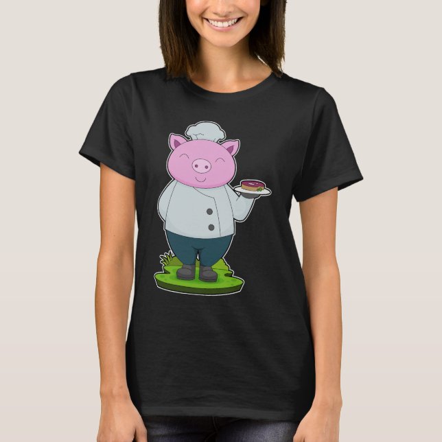 T-shirt Viande du chef de porc (Devant)