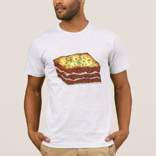 T-shirt Viande Lasagna Lasagna Restaurant Nourriture Itali