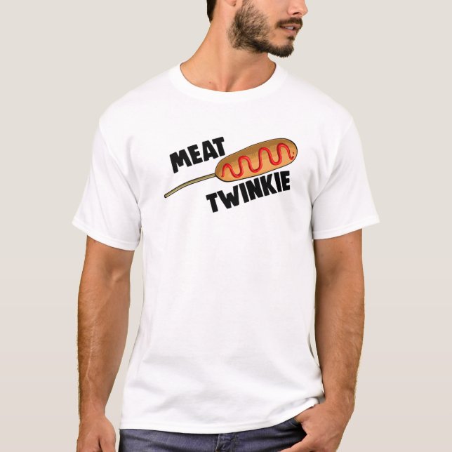 T-shirt Viande Twinkie Corn Chien Chien Chien Chien Chien  (Devant)