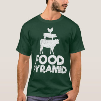 T-shirt Viande Vache porc porc porc poulet barbecue