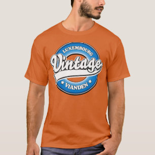 T-shirt Vianden luxembourg rétro