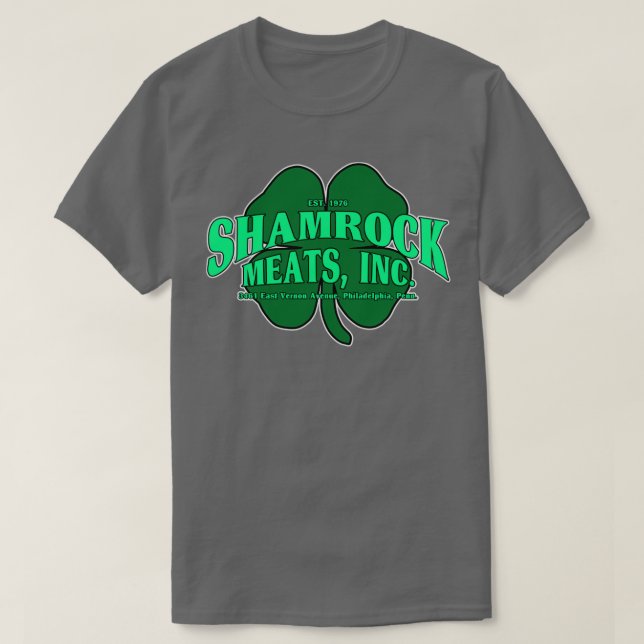 T-shirt Viandes shamrocks de Rocky (Design devant)