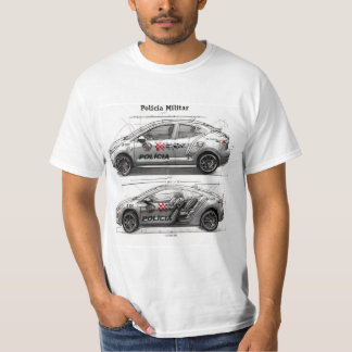T-shirt Viatura Carro futurista da Polícia Militar SP