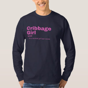 T-shirt Vibbage Girl - Cribbage