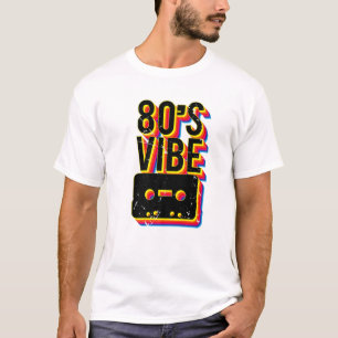 T-shirt Vibe Cassette Bande Cool Rock Party Musique