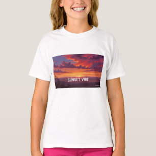 T-SHIRT VIBE DE COUCHER DE SOLEIL