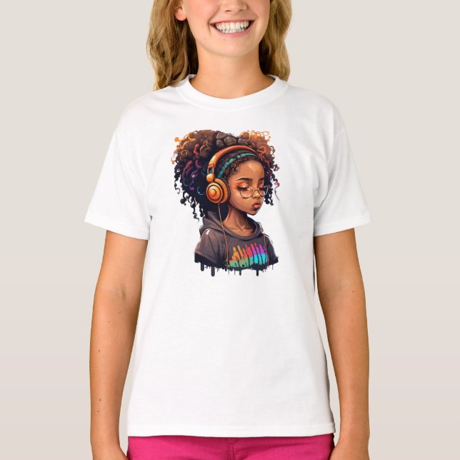 T-shirt Vibe de musique (Devant)