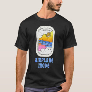 T-shirt Vibe de voyage en mode avion des années 90, pilote