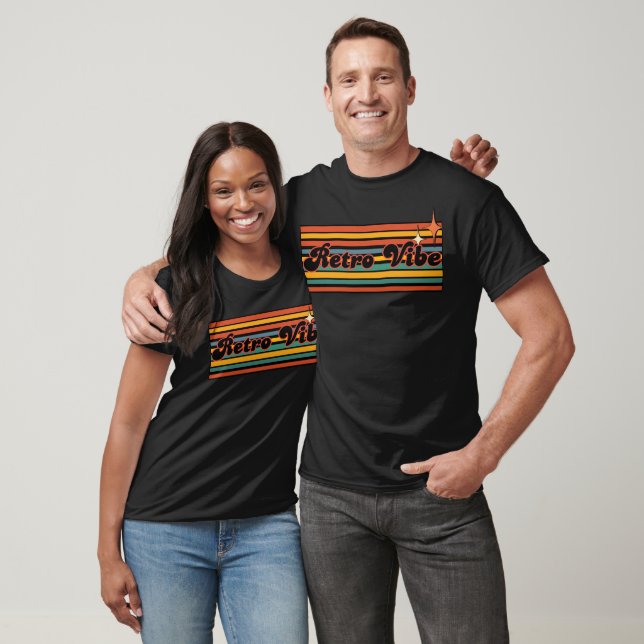 T-shirt Vibe rétro (Unisexe)