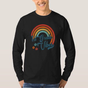 T-shirt Vibes 1re année Rétro Équipe de 1re année Enseigna