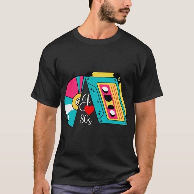 T-shirt Vibes 80s Mixtape : Revenir à Rad Tee (Devant)