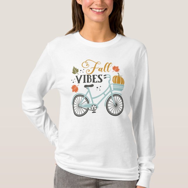 T-shirt Vibes Automatiques À Vélo (Devant)