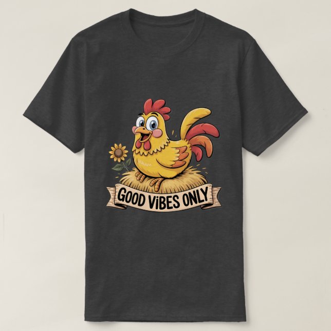 T-shirt vibes correctes uniquement (consignées avec bonheu (Design devant)