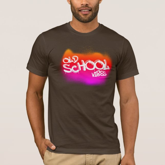T-shirt Vibes d'ancienne école-90's (Devant)