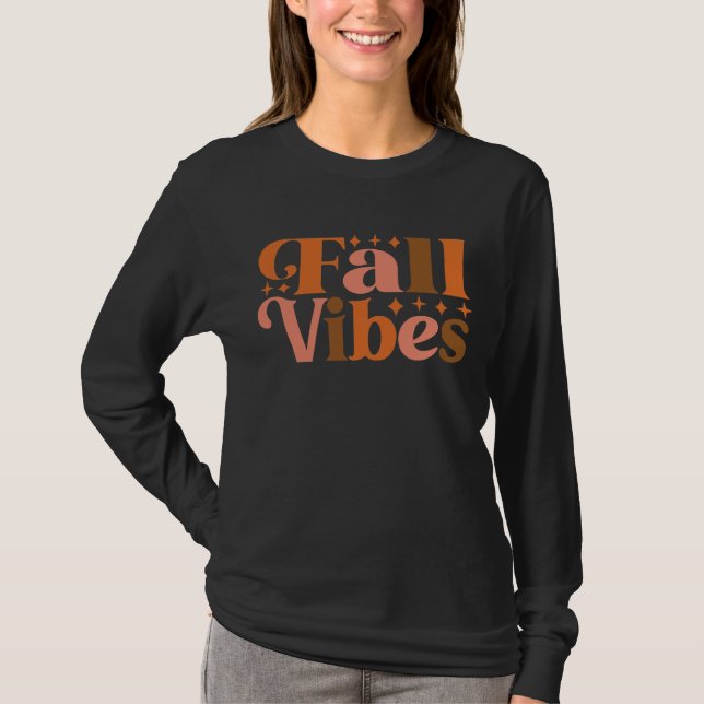 T-shirt Vibes d'automne (Devant)