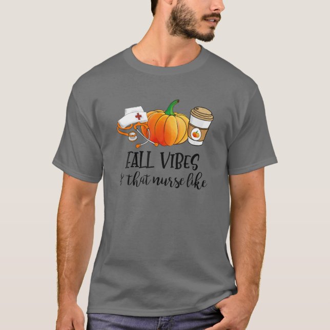 T-shirt Vibes d'automne (Devant)