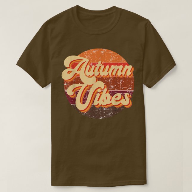 T-shirt Vibes d'automne (Design devant)