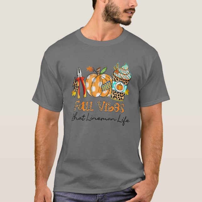 T-shirt Vibes d'automne (Devant)