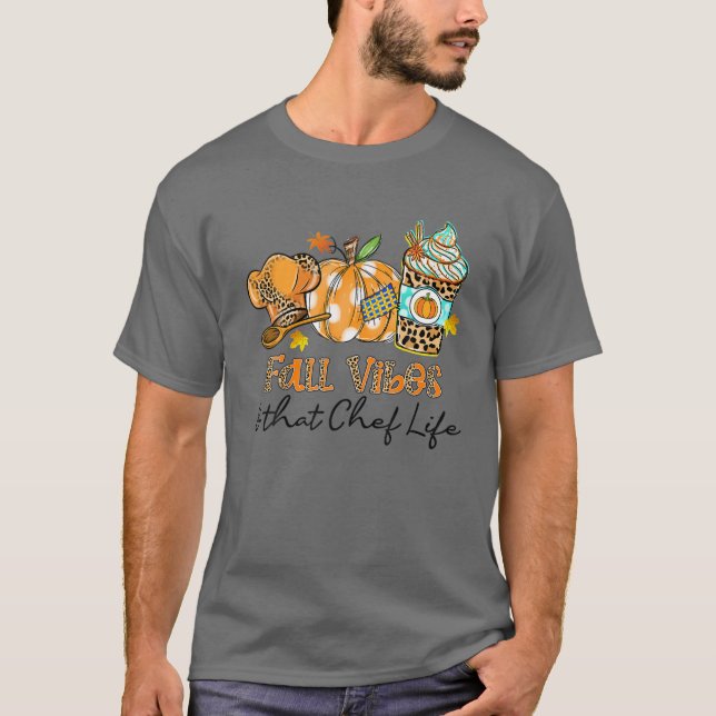 T-shirt Vibes d'automne (Devant)