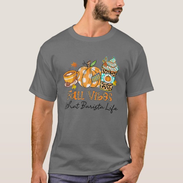T-shirt Vibes d'automne (Devant)