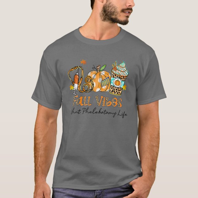 T-shirt Vibes d'automne (Devant)