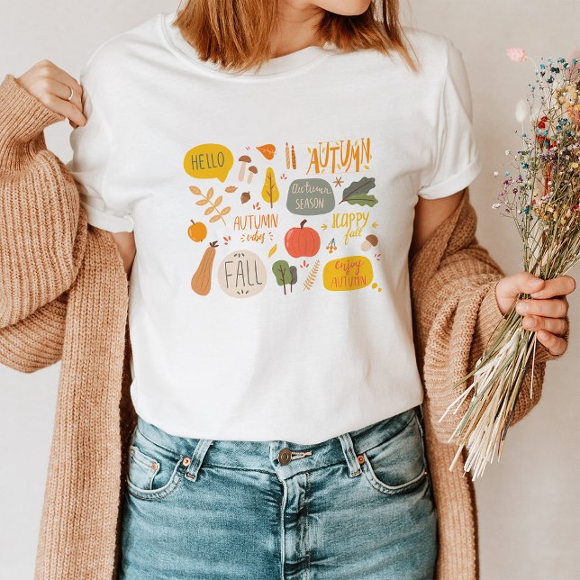 T-shirt Vibes d'automne (Créateur téléchargé)