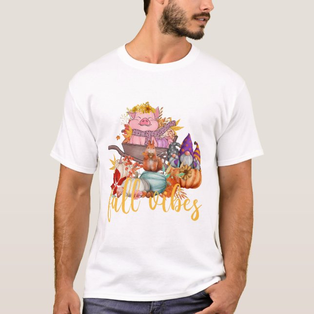 T-shirt Vibes d'automne (Devant)