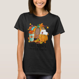 T-shirt Vibes d'automne & Cette vie d'infirmière en PICU a