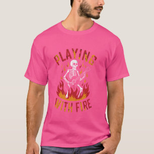 T-shirt Vibes d'automne de Guitare Éffrayante saison hanté