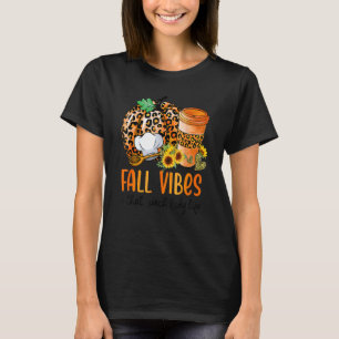 T-shirt Vibes D'Automne Et Cette Vie De Dame De Cantine Ci