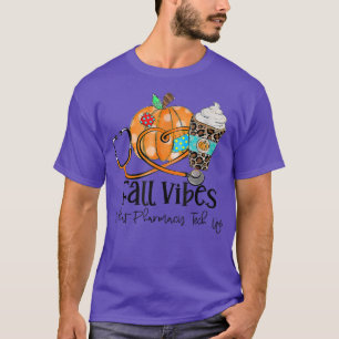 T-shirt Vibes D'Automne Et Citrouille De Technologie Pharm