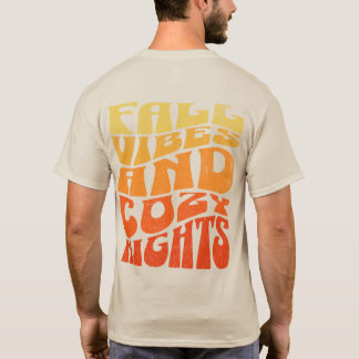T-shirt Vibes d'automne et nuits douillettes